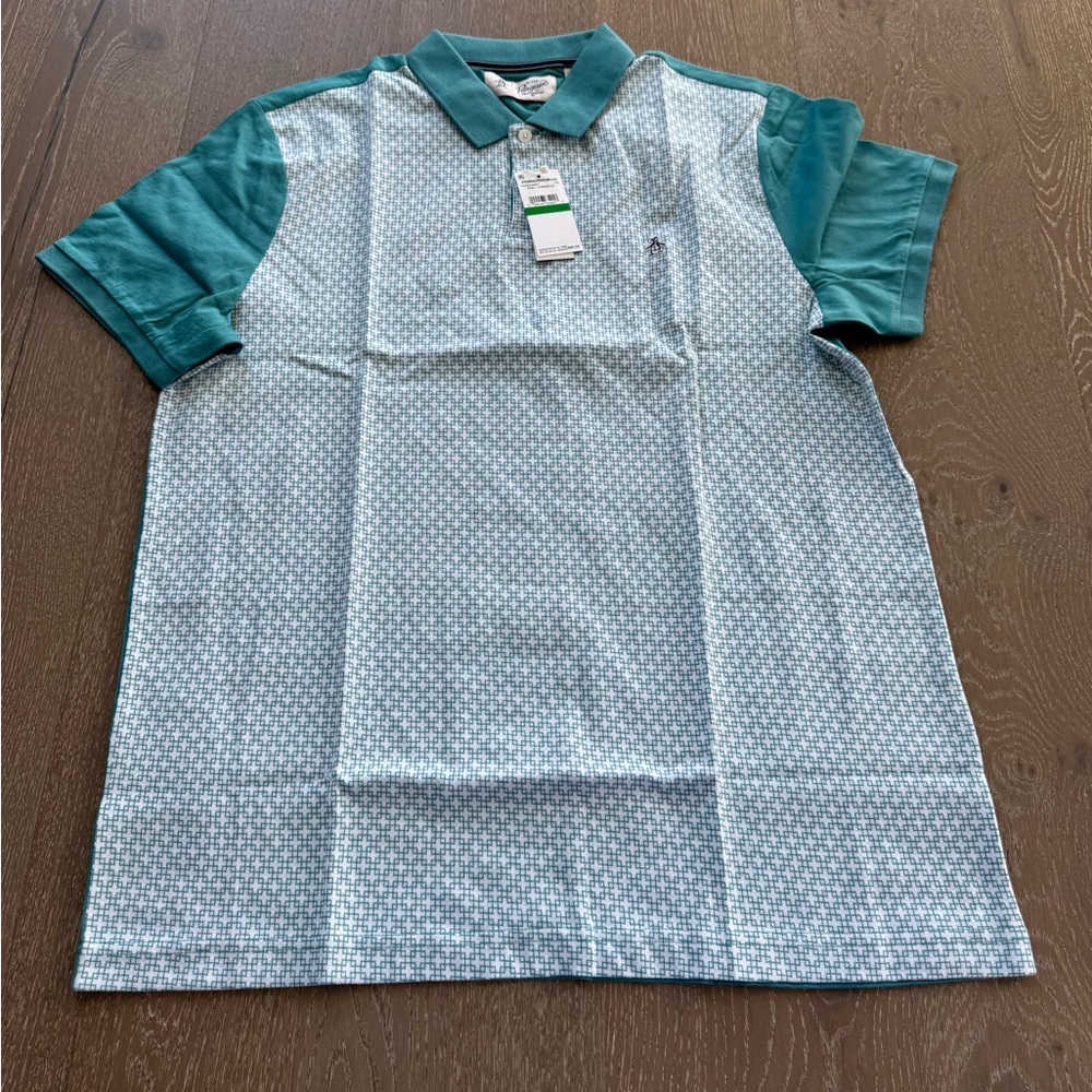 Original Penguin Men's Teal Polo Shirt